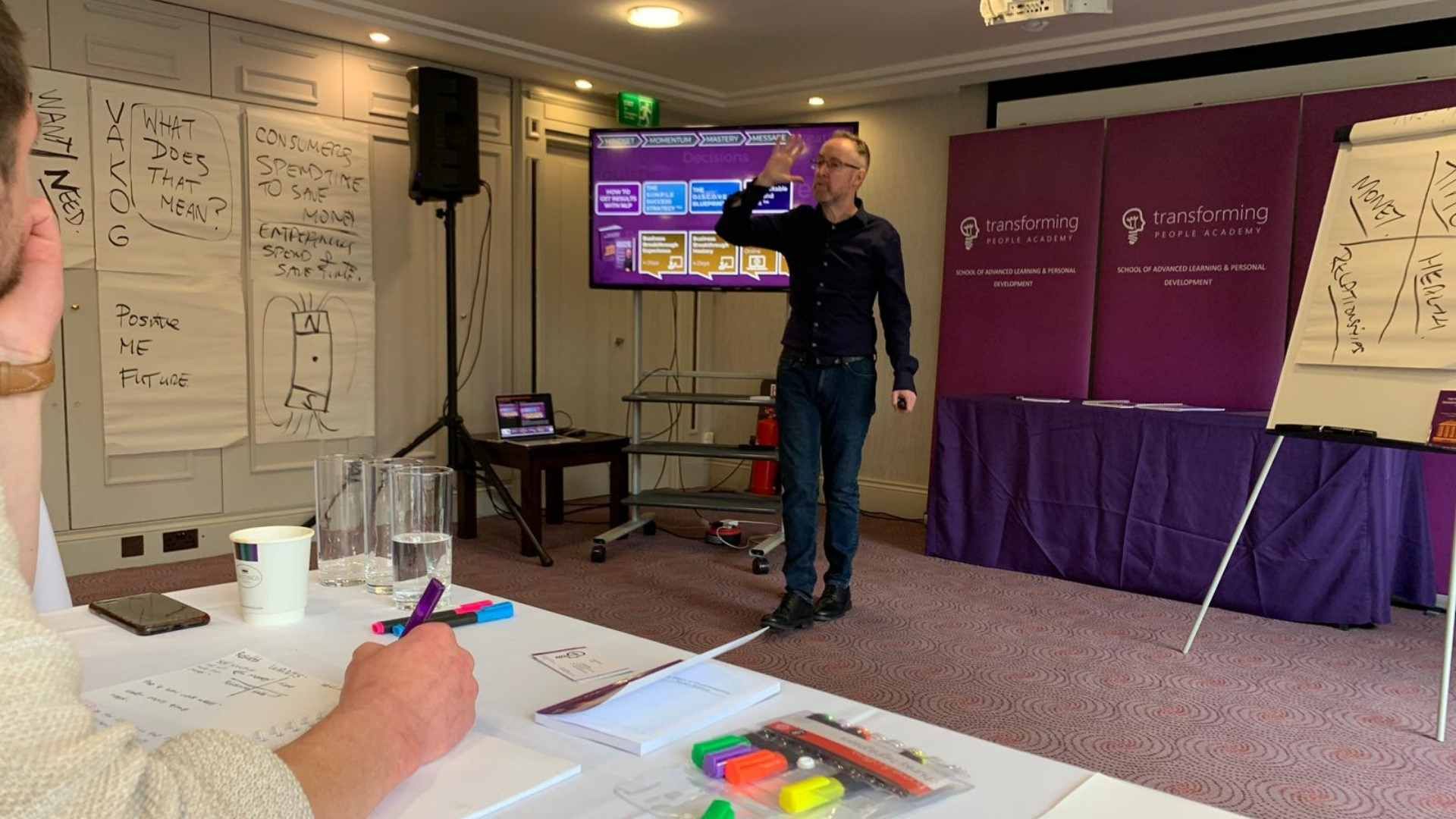 Micheal Colhoun leading How to Get Results with NLP